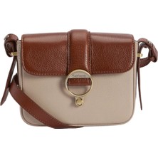 Barbour Mini Rosa Deri Çapraz Çanta BE11 Pebbled Pink/brown