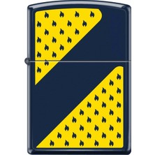 Zippo Sarı ve Lacivert Tasarım Çakmak Hediye Seçeneği ile Çevre Dostu Premium Özellikler