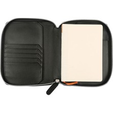 Elit Siyah Esnek Kapak Çizgili Defter