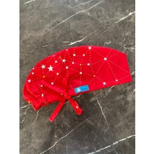 Tosbic's Store Kırmızı Kuyruklu Yıldız Cerrahi Bone (Ithal Kumaş)