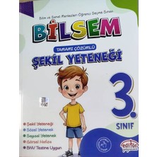 3. Sınıf Bilsem Tamamı Çözümlü Şekil Yeteneği Yeni Tarz