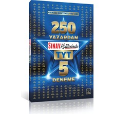 Sınav Yayınları 250 Yazardan Sınav Kalitesinde Tyt 5 Deneme: Çıkması Muhtemel 600 Soru