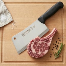 Akyüz Home Sürmene Et Tavuk Kemik Soğan Doğrama Satırı 34 cm Çelik Mutfak Keskin Satır Sürbisa 61701