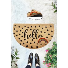 Chilai Home Coco Ciao 45X75 cm Doğal Koko Kıl Paspas,hindistan Cevizi Naturel Kapı Önü Paspası