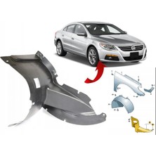 3C8805912A Volkswagen Çamurluk Davlumbazı Sag Küçük cc  Gkl Üretim Orjinal Kalite