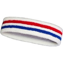 Feyza Design Beyaz Pamuklu Sporcu Saç Bandı, Rahat ve Dayanıklı