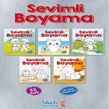 Decostyle Sevimli Boyama 5 Çeşit 25’li Paket