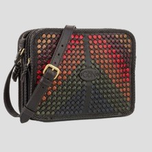 Gön Handmade 20042R Peke Renkli Deri Çanta