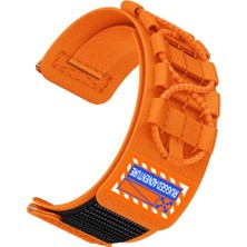 Gpack Huawei Watch Gt 3 Elegant Milanese 42MM Kordon Kayış Orbital Örgülü Halat Tasarım 20/orb Turuncu