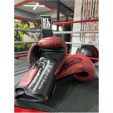 Feyza Design Bordo Suni Deri Boks Eldivenleri - Muay Thai ve Kick Boks Için