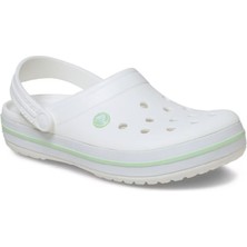 Crocs Crocband Unisex Terlik 11016-1YL Beyaz Renk, Ergonomik Destek ve Günlük Kullanım için İdeal