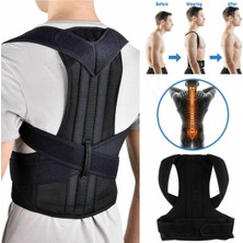 Feyza Design Yüksek Destekli Çift Balen Medikal Korsesi Siyah