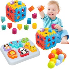 Feyza Design 3D Sevimli Hayvanlar Bultak ve Bul Tak Puzzle Seti - Eğitici ve Zeka Geliştirici