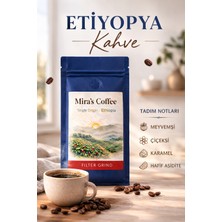 Mira's Coffee Etiyopya %100 Arabica Öğütülmüş Filtre Kahve Taze Kavrulmuş Kahve
