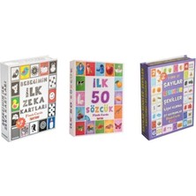 Feyza Design 3'lü Flash Card Zeka Kartları Seti - Eğitici Oyuncak