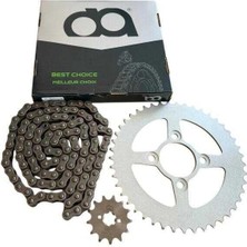 Motobisavm Oringli Zincir ve Dişli Set Tvs RTR200 [13T/45T] [520H x 116L]