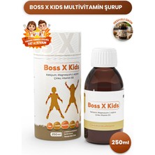 Asko Boss X Kids - Kalsiyum, Magnezyum, L-Arjinin, Çinko, Vitamin D3 İçeren Çocuk Multivitamin Takviyesi