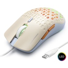 Hobilinka G360 Mouse 3600 Dpi LED - Beyaz