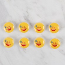 Hobilinka Loren Crafts 8 Li Sarı Düğme - 662