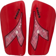 Feyza Design Kırmızı Futbol Tekmeliği - Çift Bantlı Spor Aksesuarı