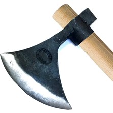 Hobilinka Keserli Saplı Büyük Ay Balta 90 cm - Dövme Çelikten