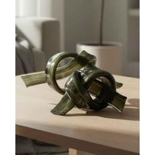 Rossev Düğüm Obje Kristal Cam 2'li Atlantis