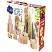 Feyza Design Çift Taraflı Ahşap Yapı Blokları - Denge ve Zeka Oyunu