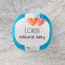 Hobilinka Loren Natural Baby Turkuaz El Örgü Ipi - R091 - 33934