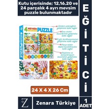 Feyza Design Eğitici Zeka El Göz Koordinasyon Geliştirici Puzzle 4'lü