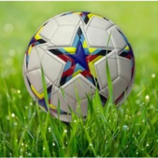 Feyza Design Yıldızlı 4 Astar Antrenman Futbol Topu 410 gr - Çok Renkli