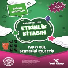 Decostyle Kolaydan Zora Etkinlik Kitabım - Farkı Bul Benzerini Eşleştir
