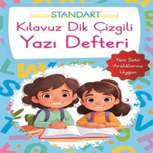Decostyle Kılavuz Dik Çizgili Yazı Defteri Küçük Boy - Mavi