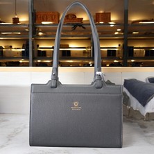 Valvıc Hakiki Deri A4 Sıgan Klasik Kadın Çantası