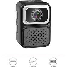 Hobilinka Dijital Fotoğraf Makineleri Video Kamera Mini Anahtarlık 480P CMR36 Siyah