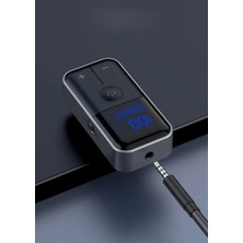 Matechno 2 In 1 Bluetooth Adaptör Alıcı Verici Bluetooth 5.4 Receiver Tf Kart Girişli Aux Wireless Araç Kiti