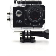 Hobilinka Aksiyon Kamerası 4K Ultra Hd Wifi Su Geçirmez Kamera AC01 Siyah