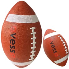 Feyza Design Kırmızı 9 Numara Amerikan Futbol Topu - Dayanıklı ve Hafif