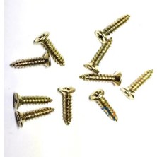 Hobilinka Klips, Menteşe, Ayak, Ağaç, Sunta Vidası 2,2x9,5mm - Sarı 100 Adet