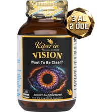 Kiperin Vision | Göz & Net Görüş | Çinko, Selenyum, Astaksantin, Lutein, Safran.. | 30 Günlük