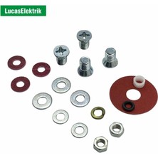 Lucas Marş Yastık Çekirdek Cıvatası (M127) (M9*1.5 / Boy:15 Mm) (Takım)