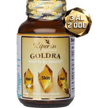 Kiperin Goldra | Cilt, Saç & Tırnak | Biotin, Keratin, Üzüm Çekirdeği, Hyaluronik Asit.. | 30 Kapsül