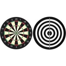 Feyza Design Çift Taraflı Dart Seti 28 cm Beyaz - Spor ve Outdoor Ekipmanları