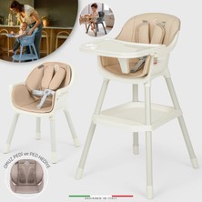 Elele Misto 2 4in1 Bebek Mama Sandalyesi ve Mama Oturağı Iç Pedli Ekru