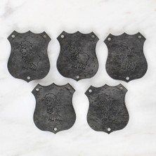 Hobilinka Loren Crafts Figürlü Deri Arma 5 Adet - 1518