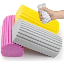 Gogidigo Aradığın o 3 Adet Nemli Silgi Sünger - Toz Ustası - Çok Amaçlı Temizlik Toz Süngeri-Gri