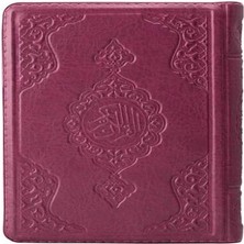 Decostyle 2 Renkli Lila Hafız Boy Kur'an-I Kerim Kılıflı 2 Renkli Kuranı Kerimler