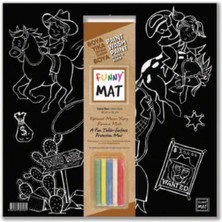 Decostyle Funny Mat - Vahşi Batı 40X40CM