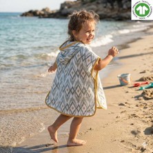 Adalinhome Atakids Oeko-Tex Sertifikalı  Pamuklu Organik Bebek Müslin Panço