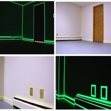 Hobilinka  Karanlıkta Işık Veren  Yansıyan 4 Metre Fosforlu Yeşil Şerit Bant