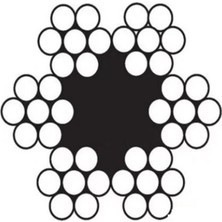 Decostyle Çelik Halat 4 mm 10 Metre (6x7 K.öz)